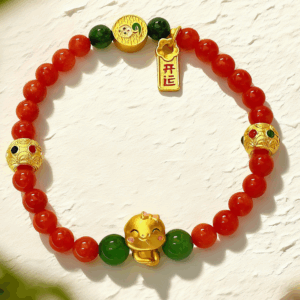D90 Bead Bracelet: Flash of Insight, Wisdom & Wealth