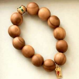 D144 Auspicious Mantra Bead with Koi Pendant