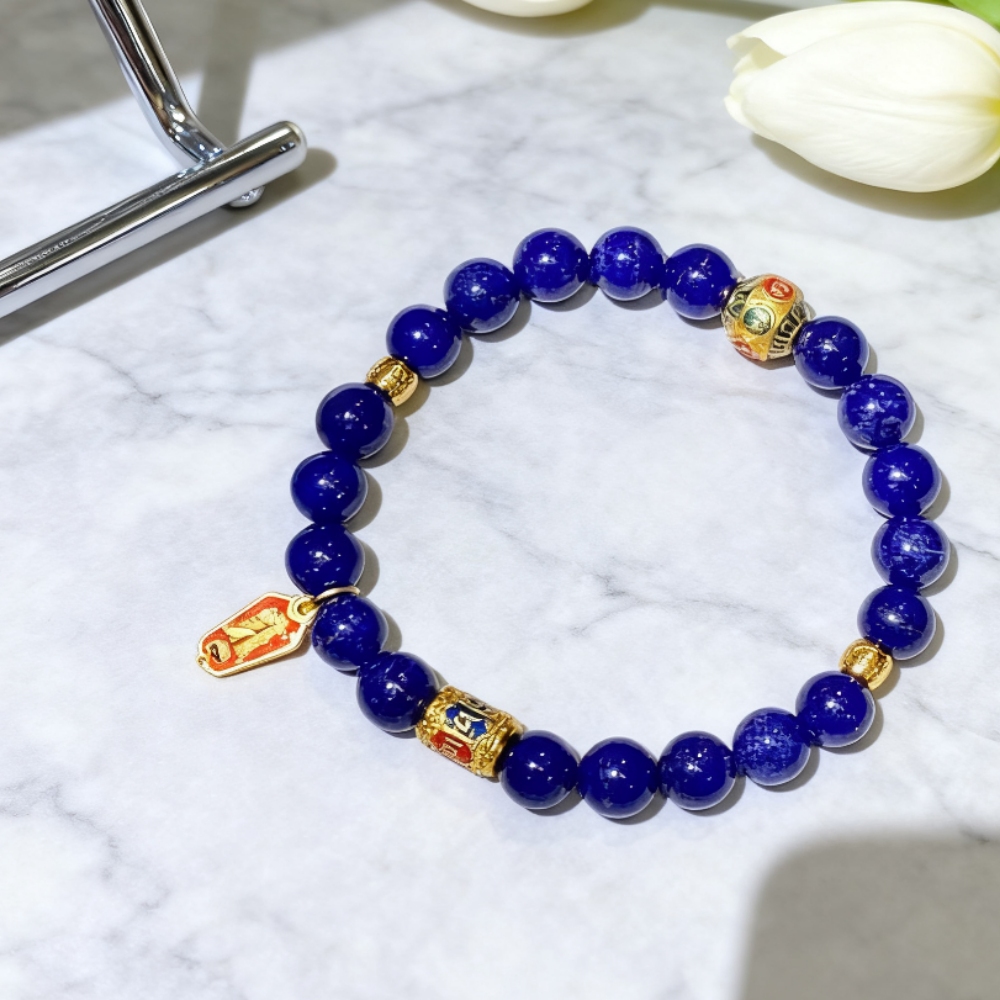 D229 Deep Blue – Peaceful Heart Bracelet