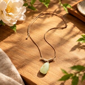 D272 Blue Ridge Resting Stone Pendant (Random Style)